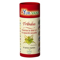 Tribulus - Pillbox 60 cápsulas vegetais de 370mg - Ayur-Vana