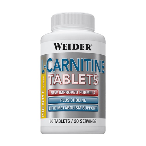 l carnitina masticable Comprar L-Carnitine Masticable Piña 60 comprimidos Weider
