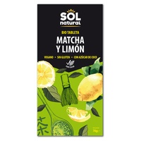 Veganská čokoláda s matcha čajem a bio citronem