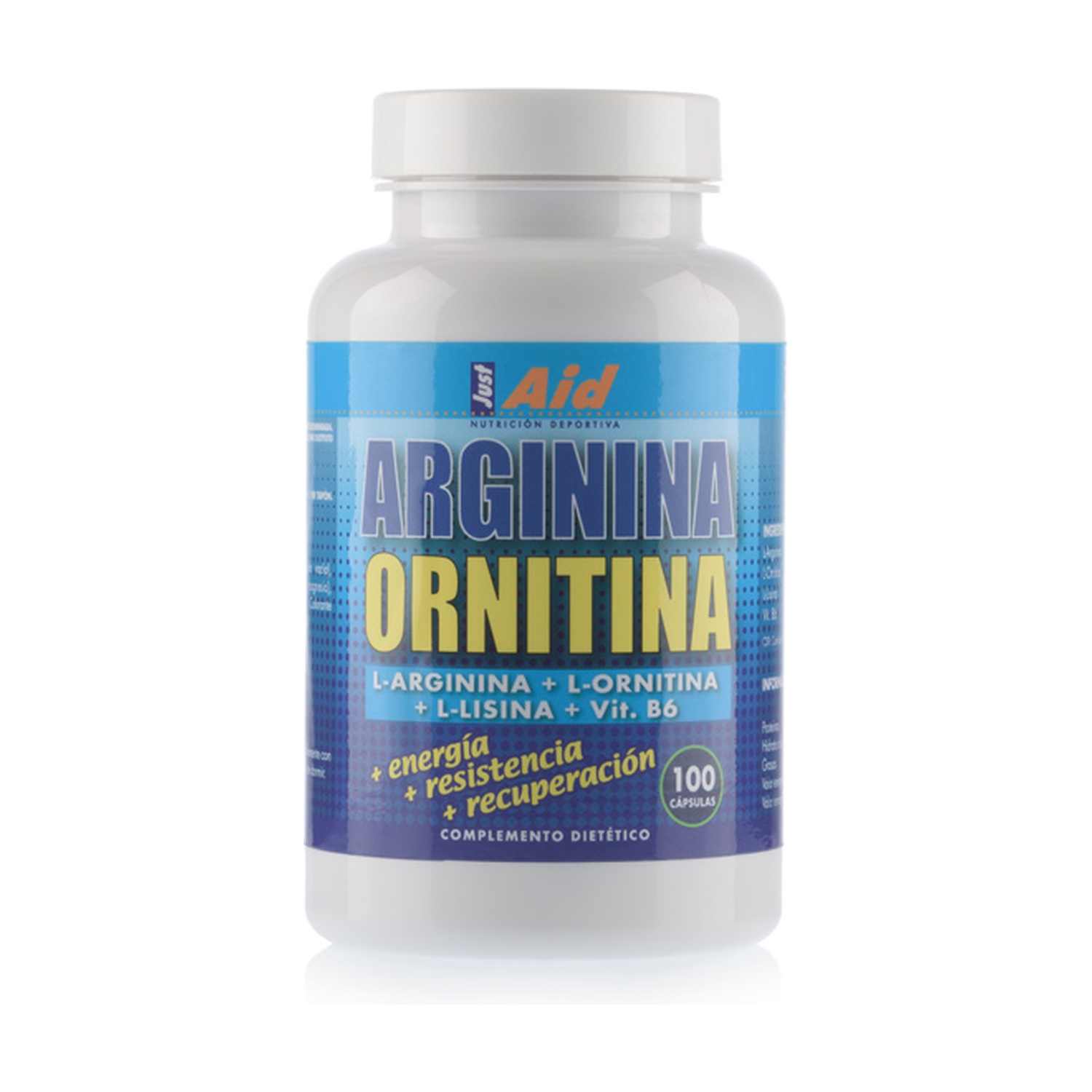 Arginina Ornitina 100 comprimidos de Just