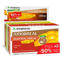 Duplo Arkoreal Jalea Real Fresca Bio Light 1500mg 2x20ampollas - Arkopharma | Natural Doctor