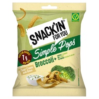 Kikärts- och broccolisnack