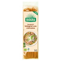 Spaghetti med ekologisk hel gurkmeja