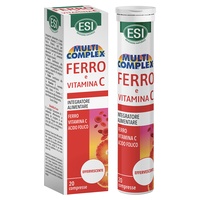 Vitamina C + ferro 20 tabletes efervescentes (Cereja) - ESI - TREPAT DIET