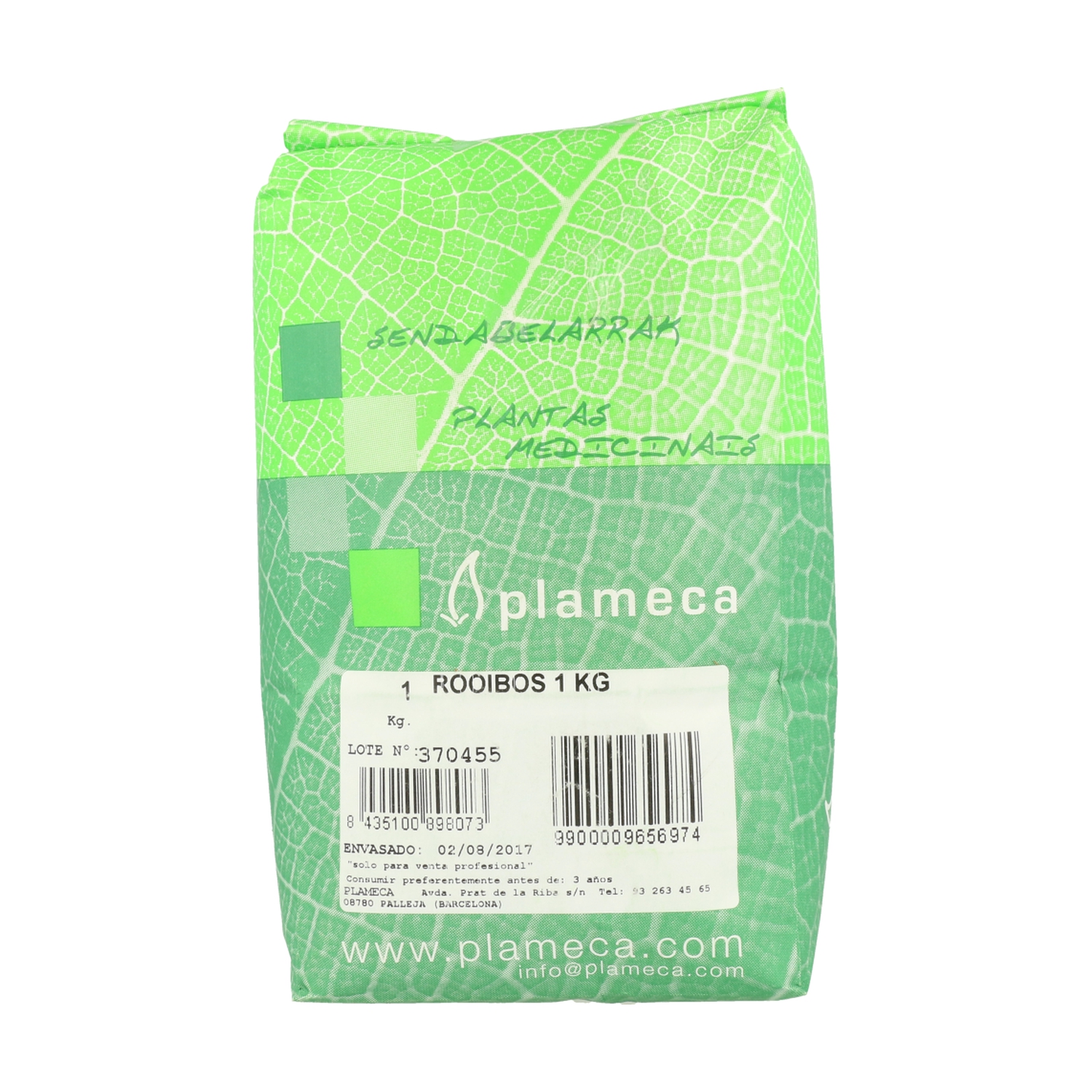 Té Rooibos Plameca - Vista frontal