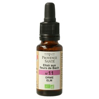 Elixir flores de Bach Nº11 Olmo bio 20 ml de elixir floral - Provence Sante | Natural Doctor