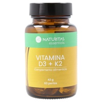 Vitamina D3 y K2 60 perlas - Naturitas Essentials | Natural Doctor
