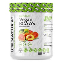 Natural Vegan BCAA + Glutamina, Goiaba de Pêssego 270 g - 1Up Nutrition