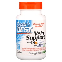 Soporte de venas con DiosVein y MenaQ7 60 cápsulas vegetales - Doctor's Best | Natural Doctor