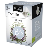 Tomillo en pirámide 15 bolsitas infusoras de 1.5g - Artemis | Natural Doctor