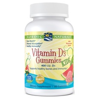 Gominolas de Vitamina D3 de Sandía para Niños 400 UI 60 gominolas - Nordic Naturals | Natural Doctor