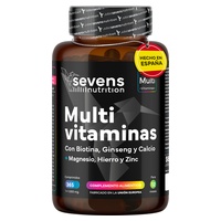 Multivitaminy a minerály s ženšenem, biotinem, železem, hořčíkem a zinkem