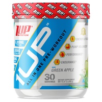 1Up Para Homens Pré-Treino, Sorvete de Framboesa 450 g - 1Up Nutrition