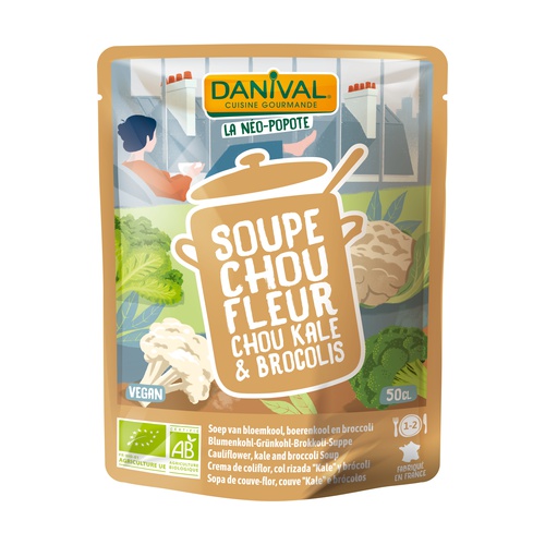 Buy Kale Broccoli And Cauliflower Soup 500 Ml Danival Naturitas