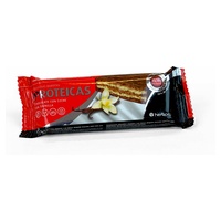 Barra proteica de chocolate com leite e baunilha