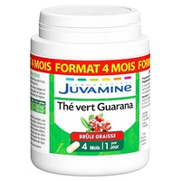 Chá Verde Guaraná - Formato de cura longa 120 cápsulas vegetais de 1600mg - Laboratoires Juvamine