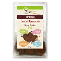 Bolachas sem glúten com cacau e gotas de chocolate vegetal eco 200 g (Chocolate) - Ioboscovivo