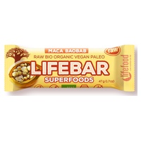 Lifebar mais frutas vermelhas e maca Bio 47 g - Lifefood
