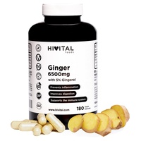 Gengibre 6500 mg 180 cápsulas - Hivital