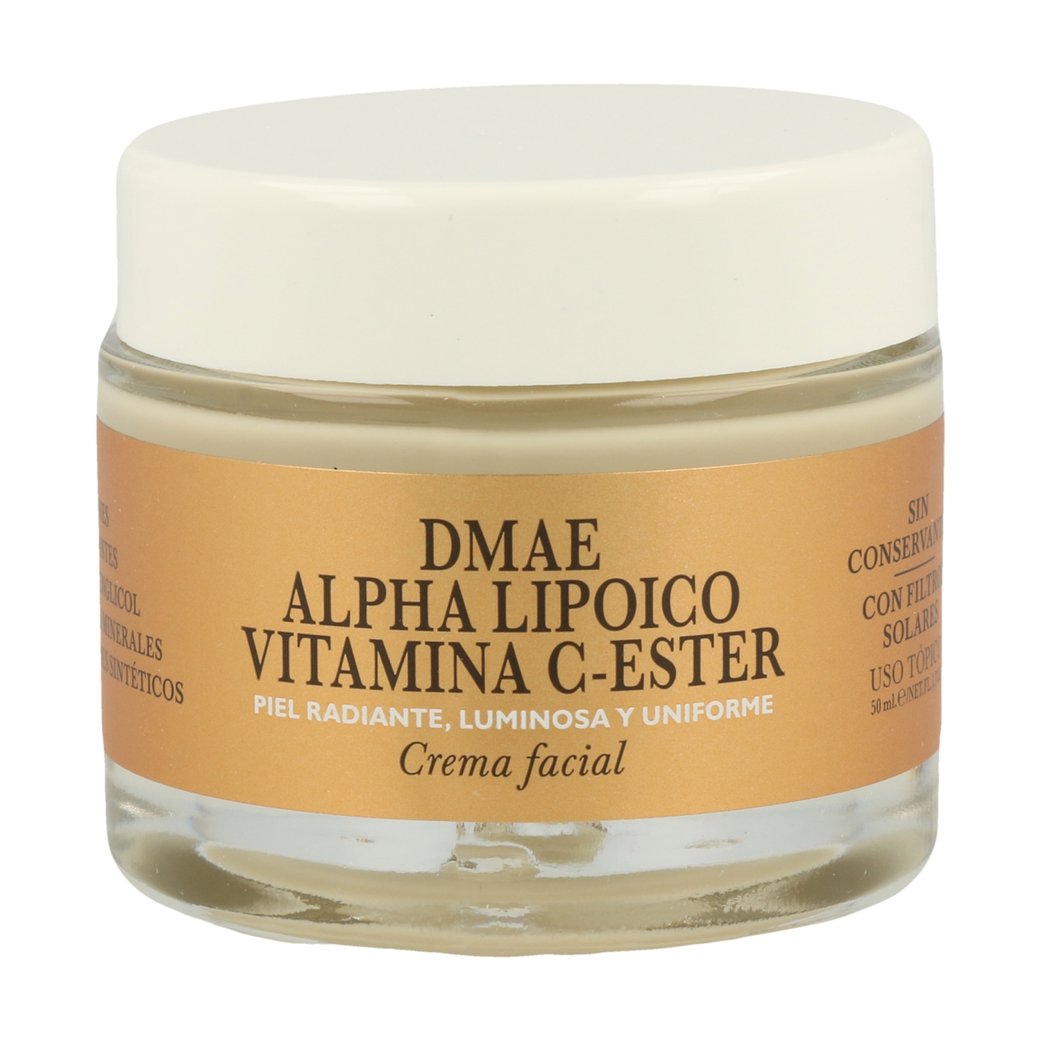 Crema Facial DmaeAlpha Lipoico Vitamina C 50 ml de Natysal Naturitas