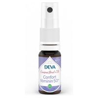 Compuesto floral 18 confort femenino 50+ 10 ml de elixir floral - Deva | Natural Doctor
