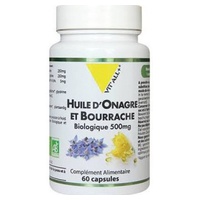Onagra y borraja orgánicos 60 cápsulas - Vitall + | Natural Doctor