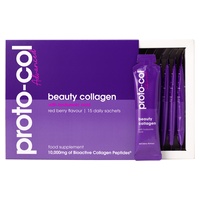 Colágeno de beleza com ácido hialurônico 15 saquetas de 30ml (Frutos vermelhos) - PROTO-COL
