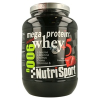 Mega Protein 5 Whey Fresa 900 g - Nutrisport | Natural Doctor