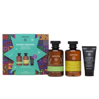 Pack gel de bain Mountain Tea aux huiles essentielles + shampooing + gel nettoyant Black Detox