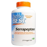 Serrapeptase 40000 SPU 270 cápsulas vegetales - Doctor's Best | Natural Doctor