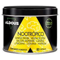Természetes nootrópikum ginkgo bilobával, bacopával, tirozin-nal és teanin-nal