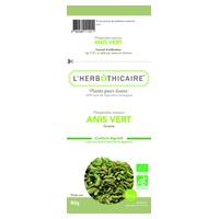 Semillas de anís verde ecológico 80 g - L'Herbothicaire | Natural Doctor