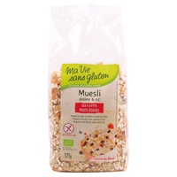 Bio müsli se 4 druhy malého červeného ovoce