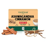 Premix chai latte ashwagandha canela 15 bolsitas infusoras - Vahdam Teas | Natural Doctor
