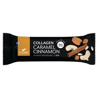 Fehérjeszelet kollagénnel és fahéjjal, karamell ízű