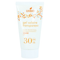 Gel Solar Facial Transparente SPF30 Waterproof 30 ml de gel - Uvbio