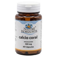 Calcio coral 500 mg 60 cápsulas - Nature Horizonts | Natural Doctor