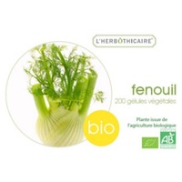 Semilla de hinojo ecológico 200 cápsulas de 300mg - L'Herbothicaire | Natural Doctor