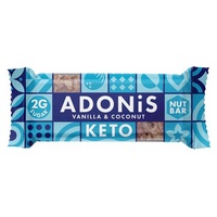 Barra keto de baunilha e coco 35 g - Adonis