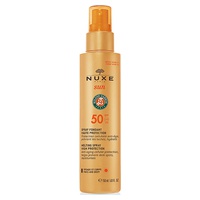 Nuxe sun - tělové mléko ve spreji na obličej a tělo s vysokou ochranou spf50