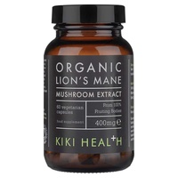 Kiki Health Extracto De Melena De León Orgánico 400 Mg 60 Cápsulas Vegetales