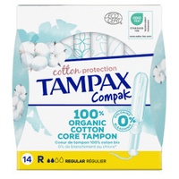 Tampax organic regular
