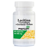 Lecitina +levadura de cerveza +germen +polen 80 cápsulas - Mensan | Natural Doctor