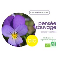 Pensamiento salvaje, parte aérea Bio 60 cápsulas de 250mg - L'Herbothicaire | Natural Doctor
