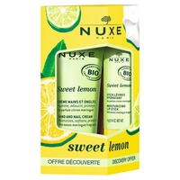 Duo sweet lemon hydratační krém na ruce a nehty a změkčující balzám na rty