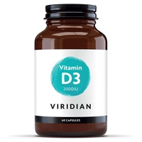 Vitamina D3 2000iu 60 cápsulas vegetales - Viridian | Natural Doctor
