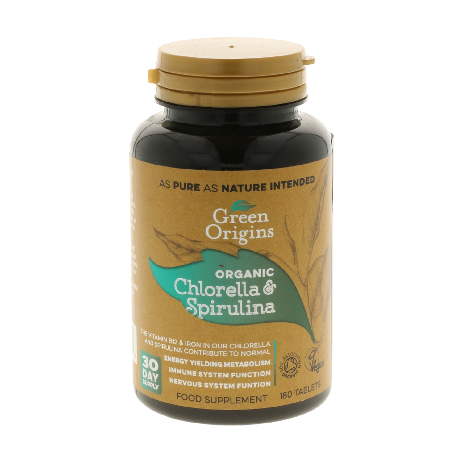 Chlorella & Spirulina Organic de Green Origins Naturitas