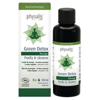 Green detox čistí a čistí masážní olej