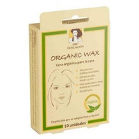 Bandes de cire pour le visage bio épilées