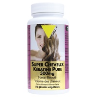 SUPER CHEVEUX Kératine pure 500mg 50 cápsulas - Vitall + | Natural Doctor